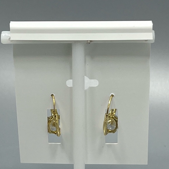 Giani Bernini 18K Gold Plated Sterling Silver Cubic Zirconia  Earrings - Picture 4 of 4